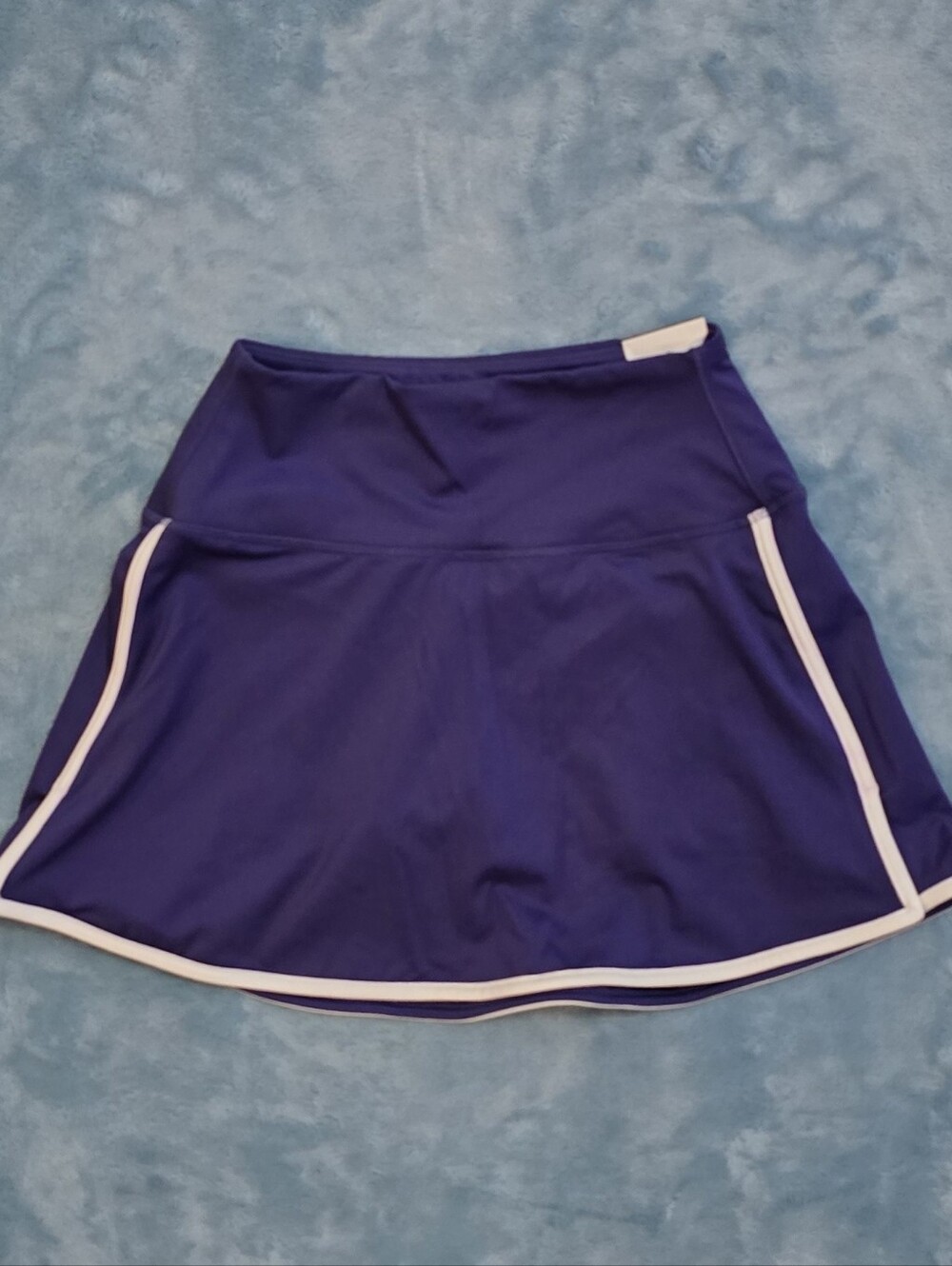 DSG Purple Skater Skirt with White Trim